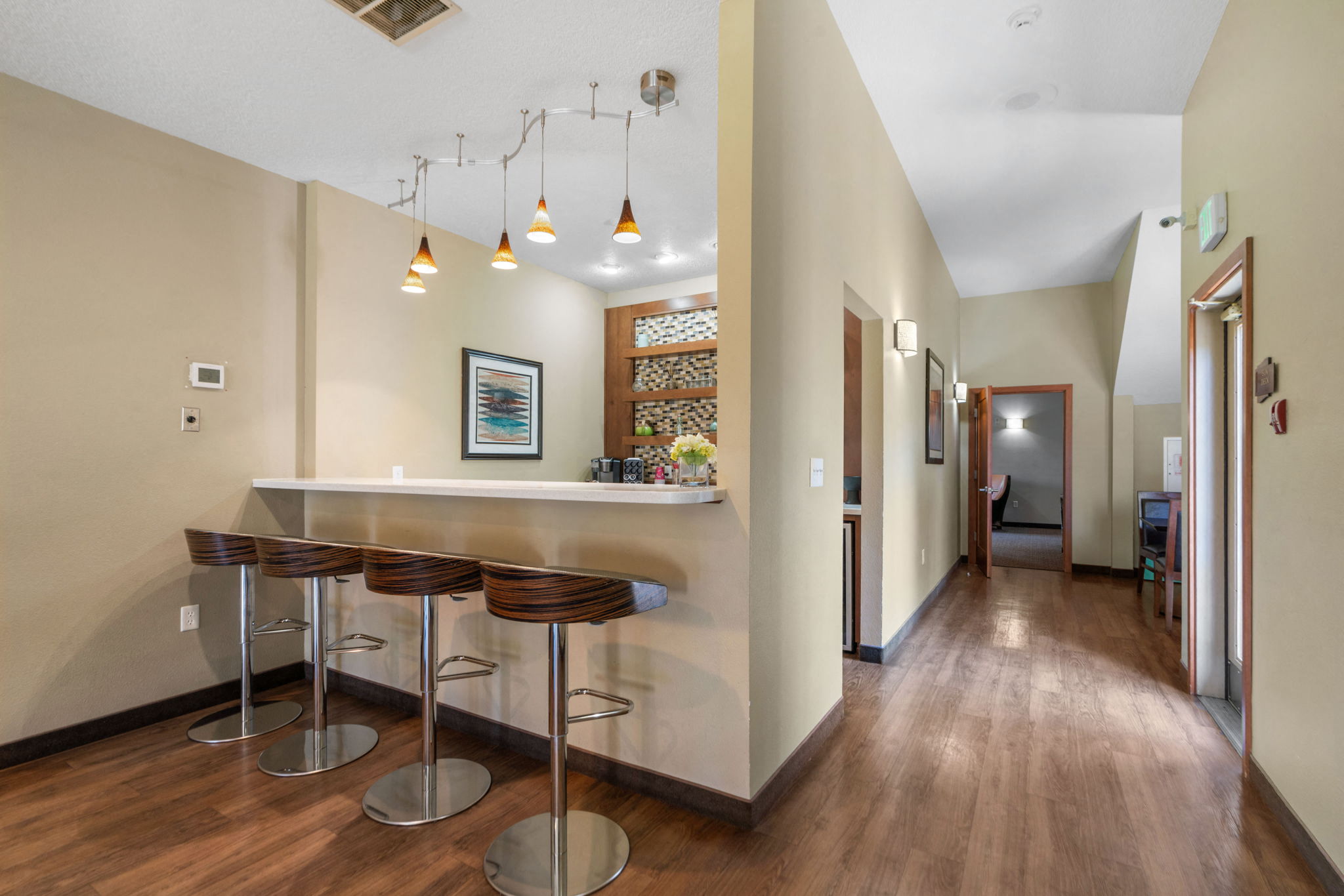 bar area